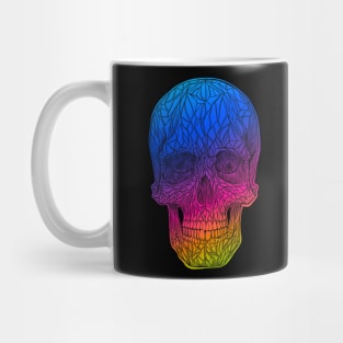 Inverted rainbow skull Mug